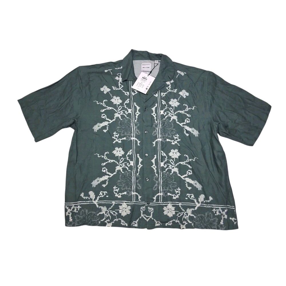 Only & Sons Men's 2XL Shirt NEW WITH TAGS Button Up Short Sleeve